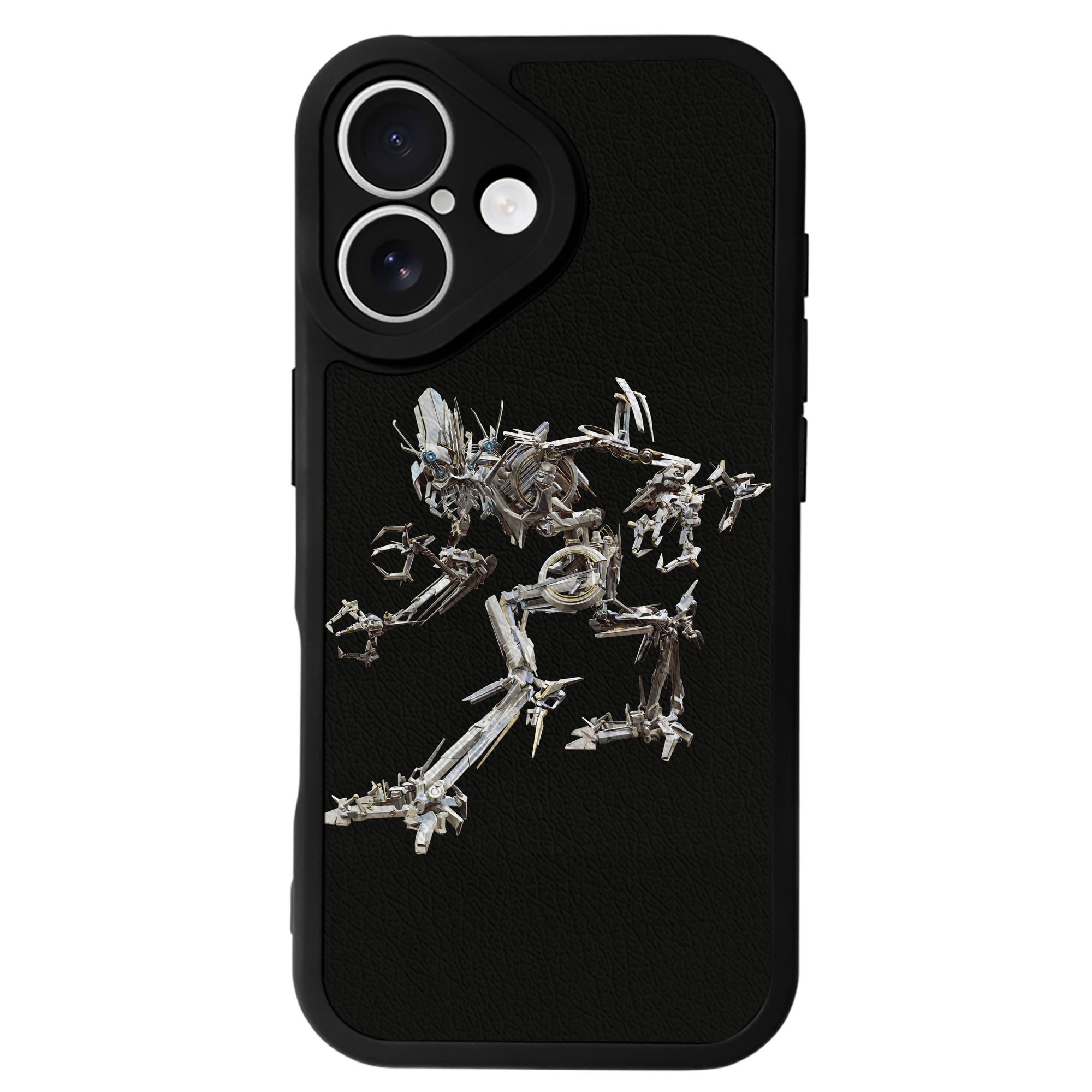 （画像用） Transformers トランスフォーマー 【iPhone 16シリーズ対応】シリコンスマホケース（レザー調） 材質：シリコン